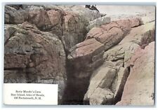 c1910's Betty Moody's Cave Star Island Portsmouth New Hampshire NH Postcard picture