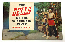 Vintage 1954 THE DELLS OF THE WISCONSIN RIVER Pamphlet Brochure EAU CLAIRE, WI picture