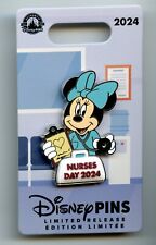 Disney 2024 Nurses Day Nurse Minnie Mouse Medical Bag LR Pin & Card picture