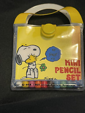 VINTAGE 1965 SNOOPY MY PAD MINI PENCIL SET - THE BUTTERFLY COLLECTION ORIGINALS picture
