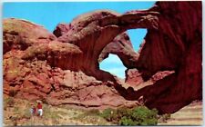 Postcard - Double Arch, Arches National Monument, Utah, USA picture