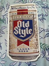 Old Style Beer Tin Metal Sign Chicago Heilemans Wi - 15-5/8