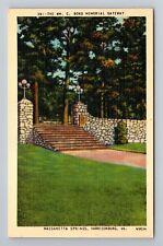 Harrisonburg VA-Virginia, Massanetta Springs, Memorial Gateway, Vintage Postcard picture