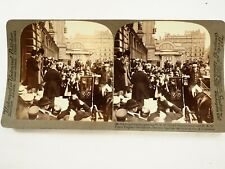 Loyal Swedes Greeting H.R.H.Crown Prince Gustav & H.R.H.Eugene Stereoview 1905  picture