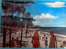 Vintage TOPPAN Japan 3D, Miami Beach 4x5.75” Postcard Unused NOS picture