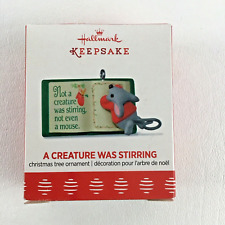 Hallmark Keepsake Christmas Ornament Miniature A Creature Was Stirring #1 2017 picture