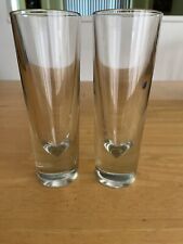 VINTAGE CARLO MORETTI BULLET HEAVY 7” COCKTAIL GLASSES Made In Italy picture
