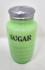 1930s Vintage Jadeite Green Beehive Sugar Range Shaker picture