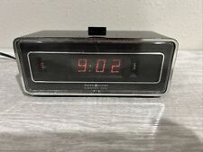 VTG 80’s Digital Flip Alarm Clock, General Electric, Model 8132-K - Tested picture
