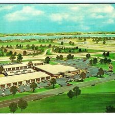 c1960s East Springfield, IL Holiday Inn Hotel Birds Eye View Postcard Dexter A9 picture