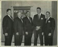 1967 Press Photo Albert A. Beckmann with Kiwanis Club associates in New York picture