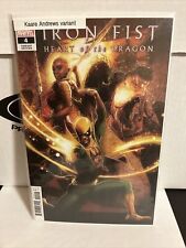Iron Fist Heart of the Dragon #4  Kaare Andrews Variant Marvel Comics 2021 ~ $1 picture