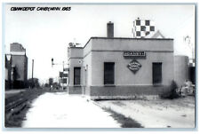Canby Minnesota MN Postcard C8NW Depot Station 1965 Vintage RPPC Photo picture