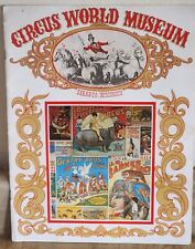 Vintage 1970's Circus World Museum Color Magazine Baraboo Wisconsin See Pictures picture