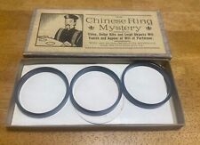 Vintage Adams' Chinese Ring Mystery Magic Trick Complete With Box & Instructions picture