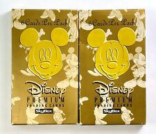Disney's Premium Trading Cards 2 Booster Packs Partly Opened 1995 picture