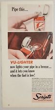 1964 Magazine Print Ad Vu-Lighter for Cigarettes & Pipes Sport Lighters picture