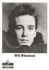 WIL WHEATON-DISNEY/MGM STUDIOS-1989 STAR OF THE DAY PROMO PHOTO-STAR TREK-LOGO picture