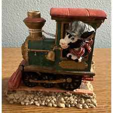 Cowtown Cowsey Jones & The Cannonbull Express Train Figurine Vintage - EUC picture