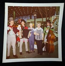 Vintage Color Snapshot Photo Older Ladies Happy Band Accordion Fiddle Bass 1973 picture