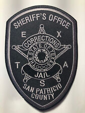 RARE ~ San Patricio County Texas Sheriff Corrections Patch ~ Subdued Colors picture
