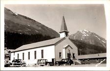 Real Photo Postcard Methodist Church in Seward, Alaska picture