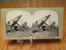 Row of American Steam Shovels Ready for Work, Empire, Panama Photo? Post Card? picture