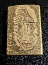 All Brass Zippo Santa Muerte Sinaloa Mexico picture