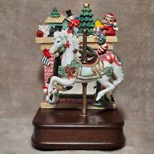 Carousel Horse Music Box Christmas Brinn's Pittsburgh PA Vintage picture