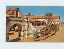 Postcard Visitor's Entrance Mission San Miguel Arcangel California USA picture