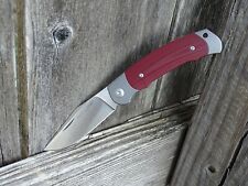 Viper Knives Twin Slip Joint Folding Knife Red G-10/Ti Handle M390 Blade - New picture
