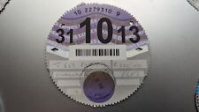 Rare Collectable old tax disc from OCT 2013.............................       . picture