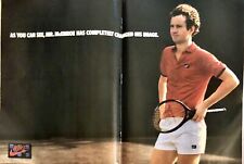 Vintage 1985 NIKE  John McEnroe Tennis promo print AD in magazine RARE picture