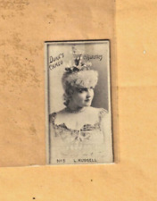 1880'S DUKE'S CAMEO CIGARETTES LILLIAN RUSSELL GREAT VIVID FRONT. PRICED TO SELL picture