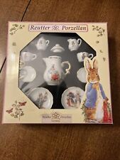 The World Of Beatrix Potter Rabbit Mini Tea Set Porcelain Mint in Box picture