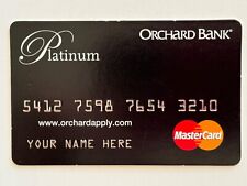Orchard Bank Platinum Credit Card▪️Your Name Here▪️Not a Valid Credit Card picture