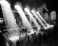 1929 Grand Central Terminal New York City Sun Coming Through Windows 8x10 Photo picture