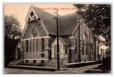 Maquoketa, IA Iowa, Congregational Church, Divided Back Postcard Posted 1909 picture