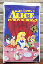 Vtg Black Diamond Disney Classics ALICE IN WONDERLAND VHS #036 1986 SEALED RARE picture