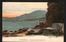 Old Postcard Ventimiglia Menton Seen from the Balzi Rossi Ocean Mountain Italy picture