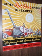 Oliver Red River Special Threshers Sales Brochure - Dealer Showroom Literature picture