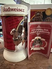Budweiser 2020 Clydesdale Holiday Stein - Brewery Lights - 41St Edition - NIB picture