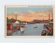 Postcard Harbor Scene Looking South Kenosha Wisconsin USA picture