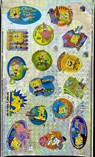 SpongeBob Stickers vintage vending machine stickers 2000s Holographic picture