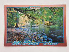 Postcard McKenzie River Oregon Richard Johnson Unposted Smith-Western USA picture