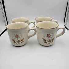 Vintage Cumberland Mayblossom Brown Hearthside Stoneware - set of 4 picture
