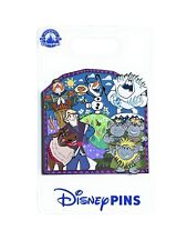 Disney Parks Frozen Family Cluster Cast Trading Pin Olaf Kristoff Sven - NEW picture