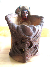 Vintage Indian Chief with Buffalo Robe Clay 6
