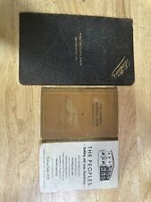 Lot Of 3 Antique Local Bank Items Beaver Falls, PA (Notebooks/Letter Sleeve) picture