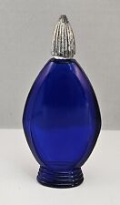 Vintage Evening in Paris Bourjois Cobalt Blue Glass Cologne Bottle picture